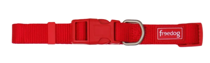 Freedog Collar Nylon Rojo 10/20cm 8mm