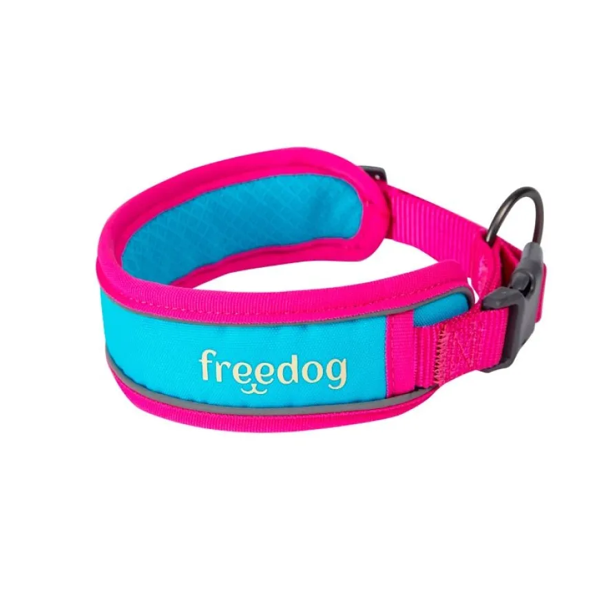 Freedog Cool Pro Tech Collar Ajustable Fucsia 1 ud