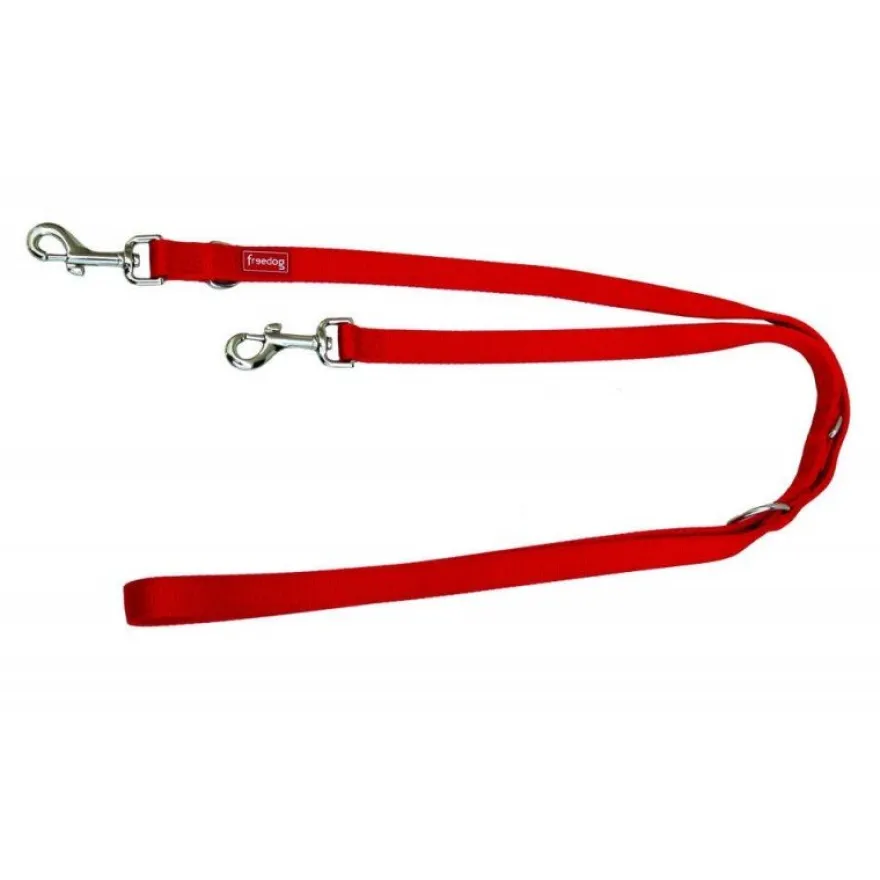 Freedog Correa Adiestramiento Rojo 200cm