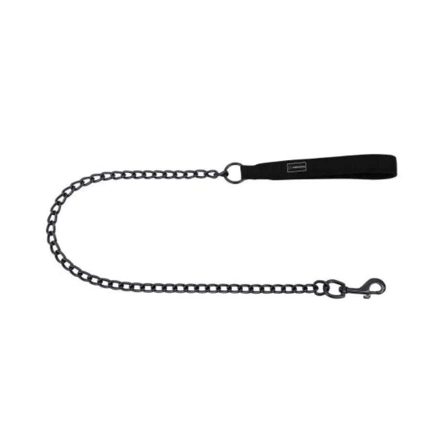 Freedog Correa Metálica Gun Negra 100cm