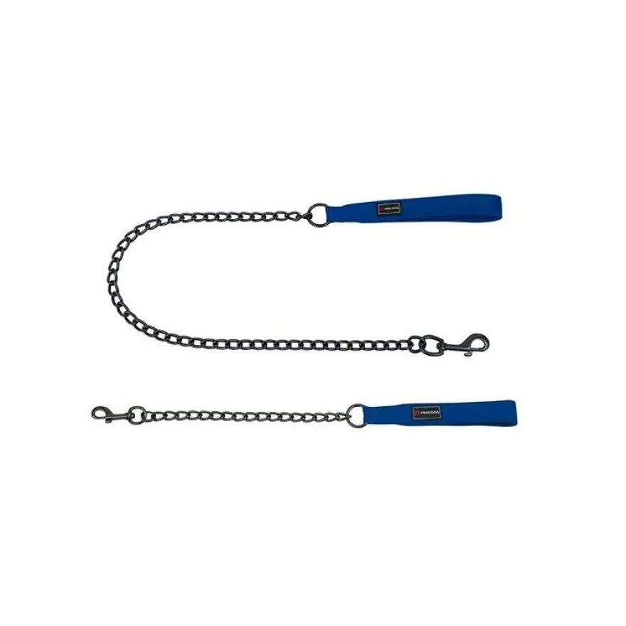 Freedog Correa Metálica Gun Roja 100cm