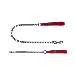 Freedog Correa Metálica Gun Rojo 100cm