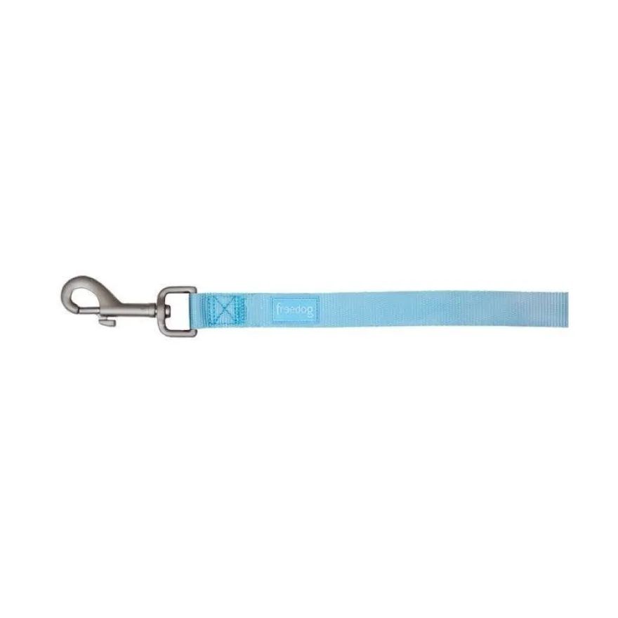 Freedog Correa Nylon Basic Azul Cielo 120cm