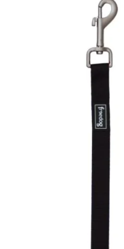 Freedog Correa Nylon Basic Negra 120cm