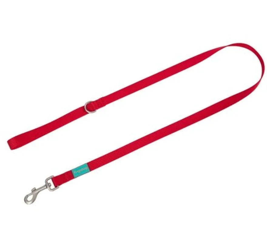 Freedog Correa Nylon Basic Roja 15mm 120cm