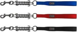 Freedog Correa Nylon con Muelle Gun Negra 45cm