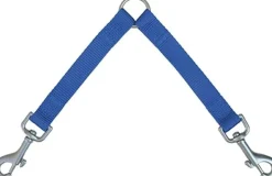 Freedog Correa Nylon Duo Doble Azul 30cm
