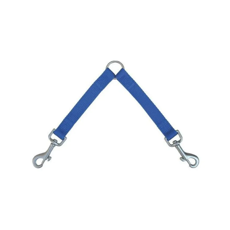 Freedog Correa Nylon Duo Doble Azul 30cm