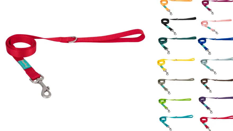 Freedog Correa Nylon Rosa 120cm