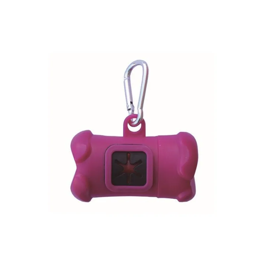 Freedog Dispensador de Bolsas Rosa 1 ud