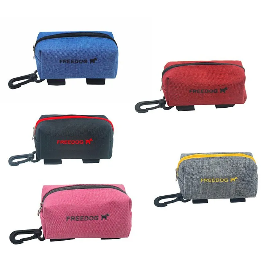 Freedog Dispensador de Bolsas Higiene Rojo 1 ud