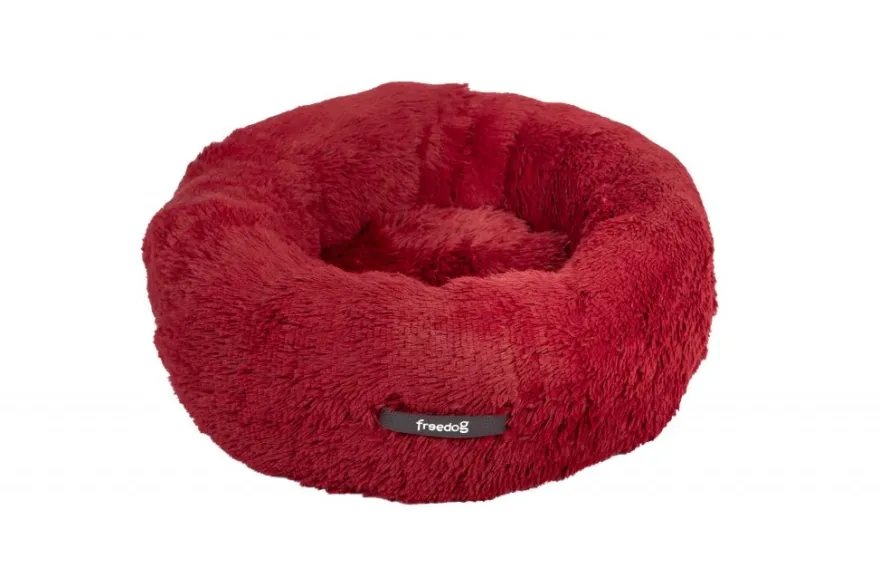 Freedog Donut Antiestres Cama Rojo 50cm 1 ud
