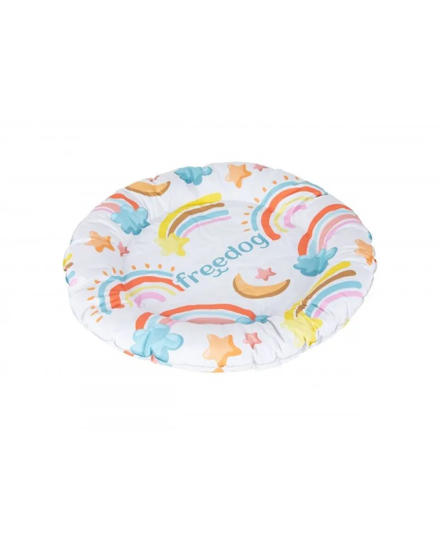 Freedog Donut Refrescante Cama para Perros 47cm Rainbow