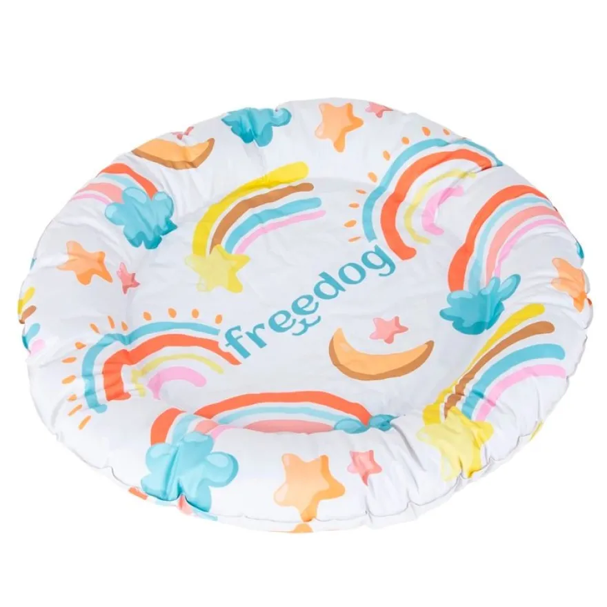 Freedog Donut Refrescante Cama para Perros 47cm Rainbow