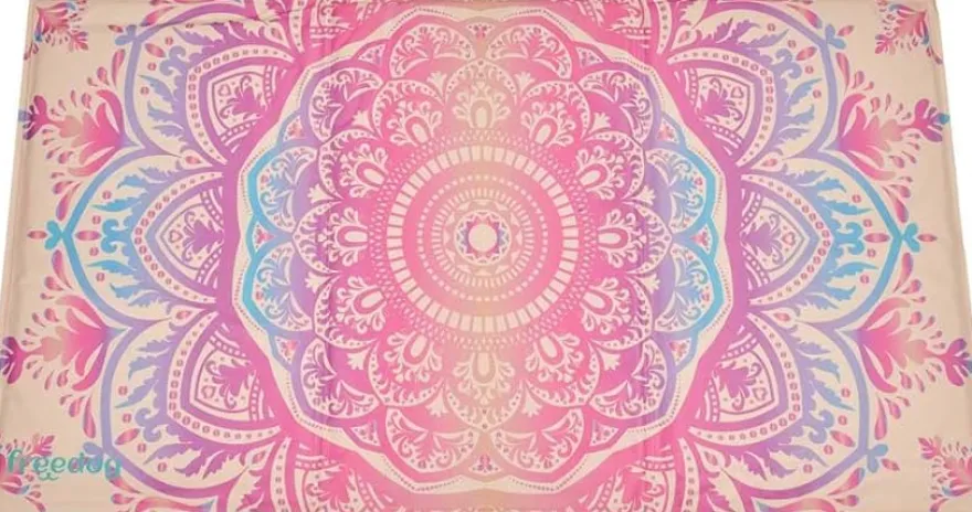 Freedog Eco Cool Bed Mandala Beige 65x50cm