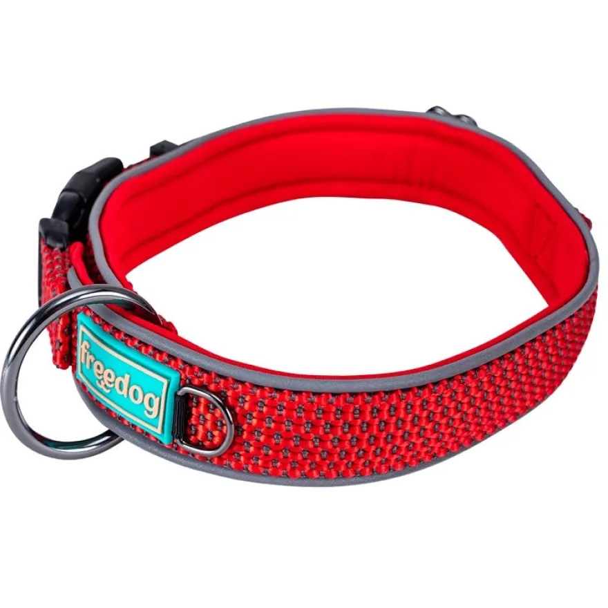 Freedog Extreme Collar de Nylon Rojo 15mm, 25-36cm