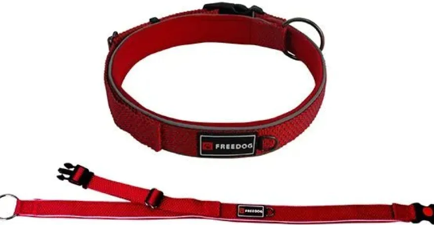 Freedog Extreme Collar Nylon Rojo 35-51cm