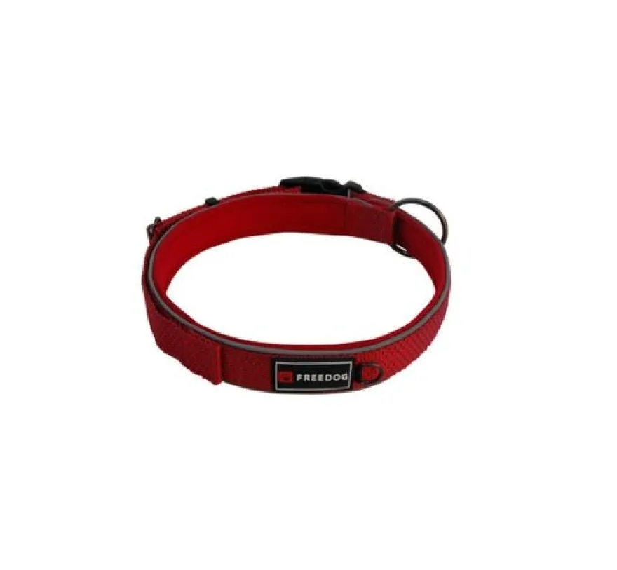 Freedog Extreme Collar Nylon Rojo 35-51cm