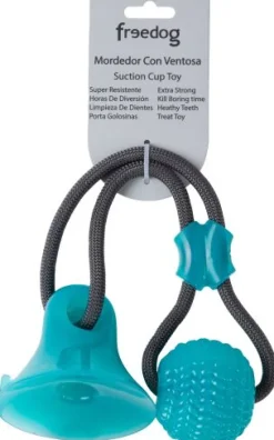 Freedog Juguete Pelota Mordedor con Ventosa 43cm