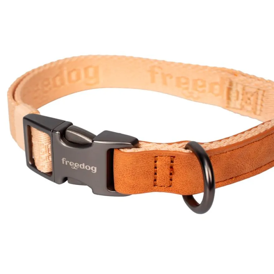 Freedog Linum Collar Beige 20mm x 35-52cm