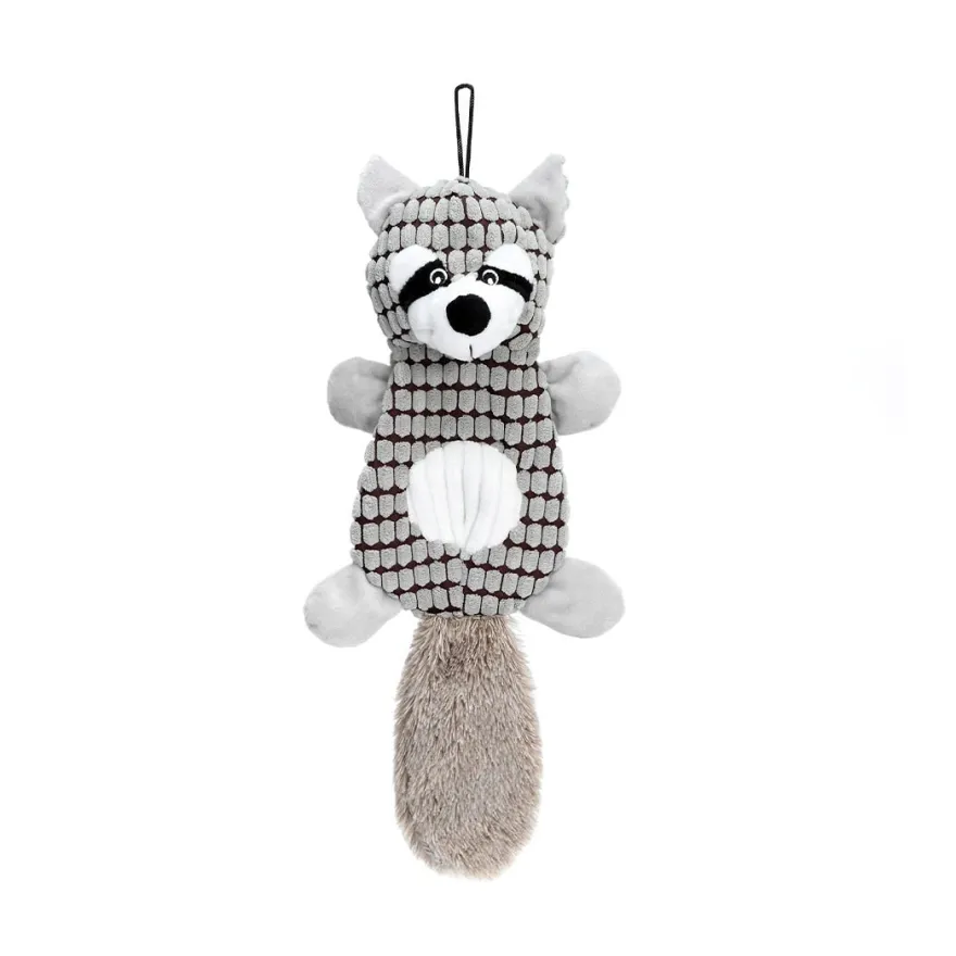 Freedog Peluche Mapache Con Sonido Gris Claro 45cm