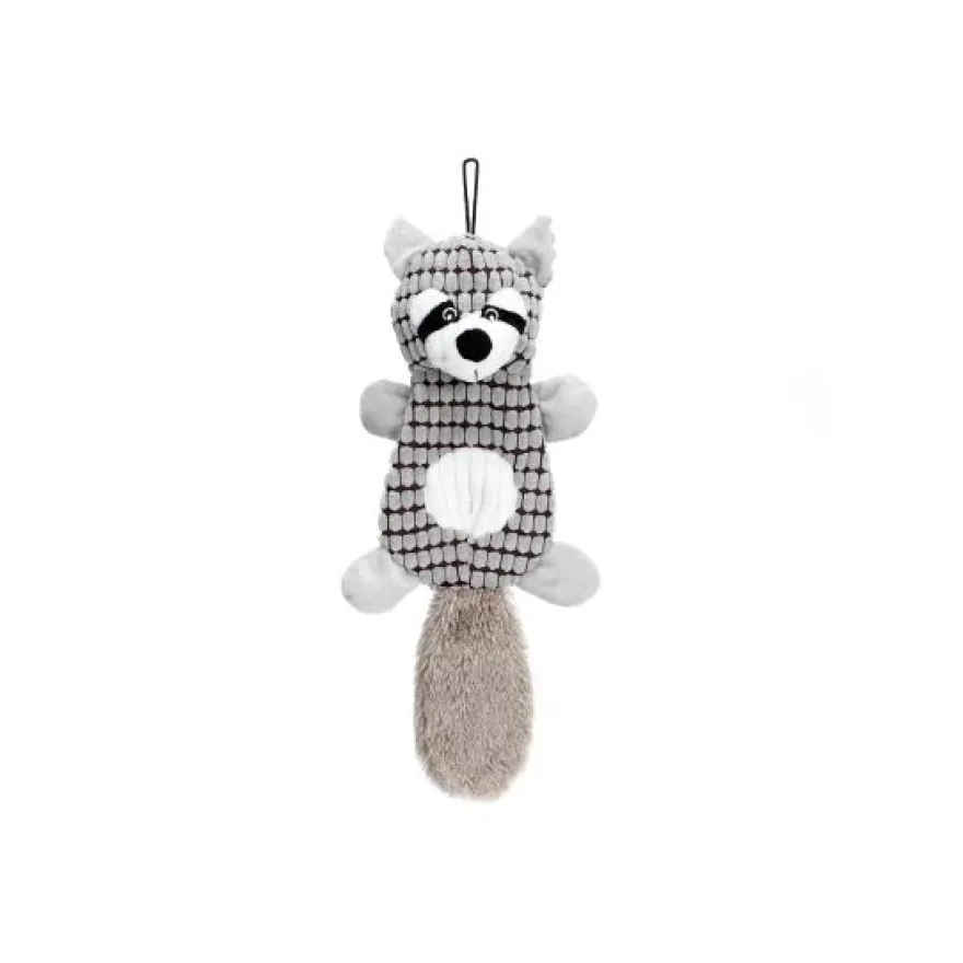 Freedog Peluche Mapache Con Sonido Gris Claro 45cm