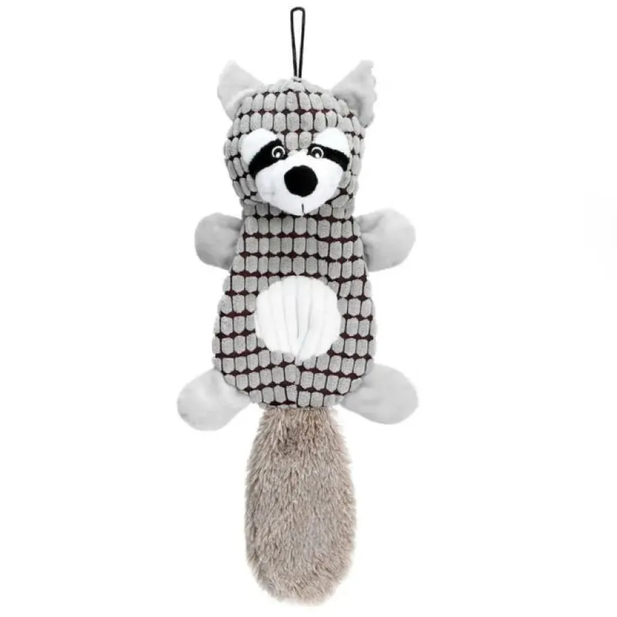 Freedog Peluche Mapache Con Sonido Gris Claro 45cm