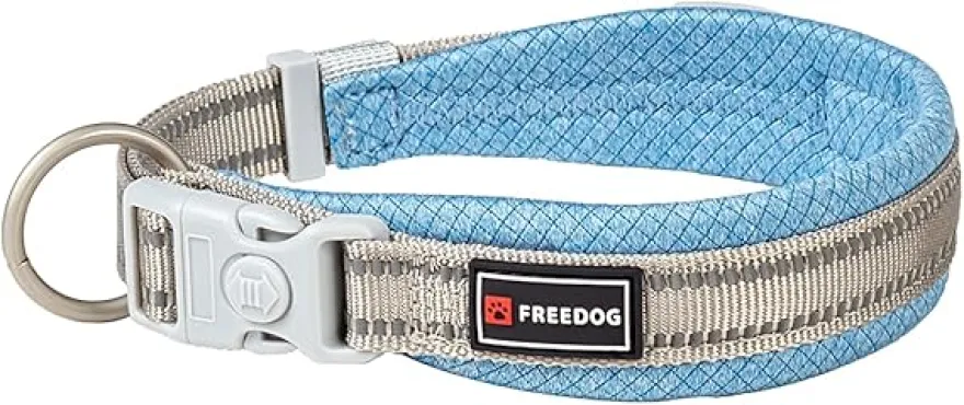 Freedog Shiva Collar Acolchado Azul Cielo L 1 ud