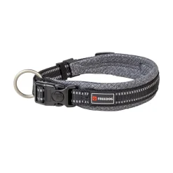 Freedog Shiva Collar Ajustable Gris L 1 ud