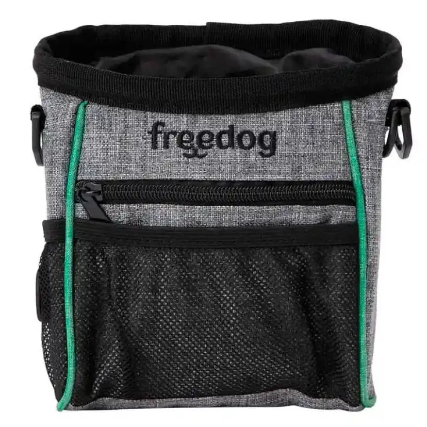 Freedog Snack Holder Bolsa Porta Snacks Verde/Gris 1000g