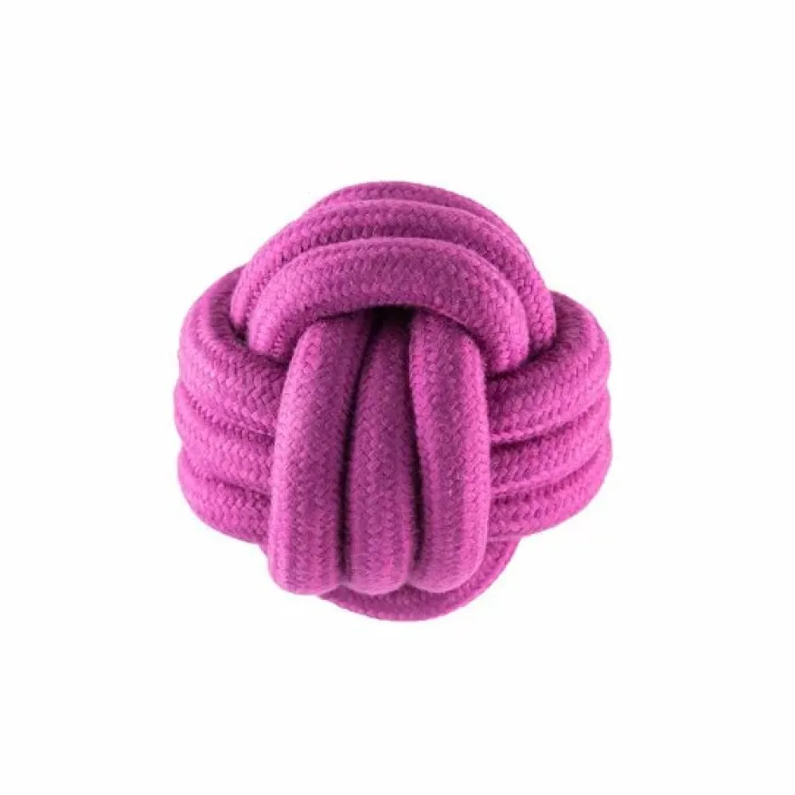 Freedog Strong Nudo Pelota de Cuerda Granate 13cm