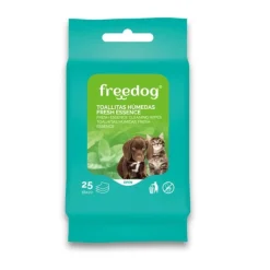 Freedog Toallitas Frescas con Aloe Vera 25 ud