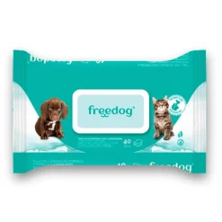 Freedog Toallitas Húmedas con Clorhexidina 40 ud