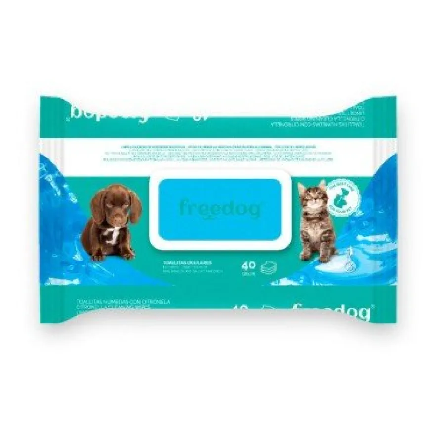 Freedog Toallitas Húmedas Oculares 40 ud