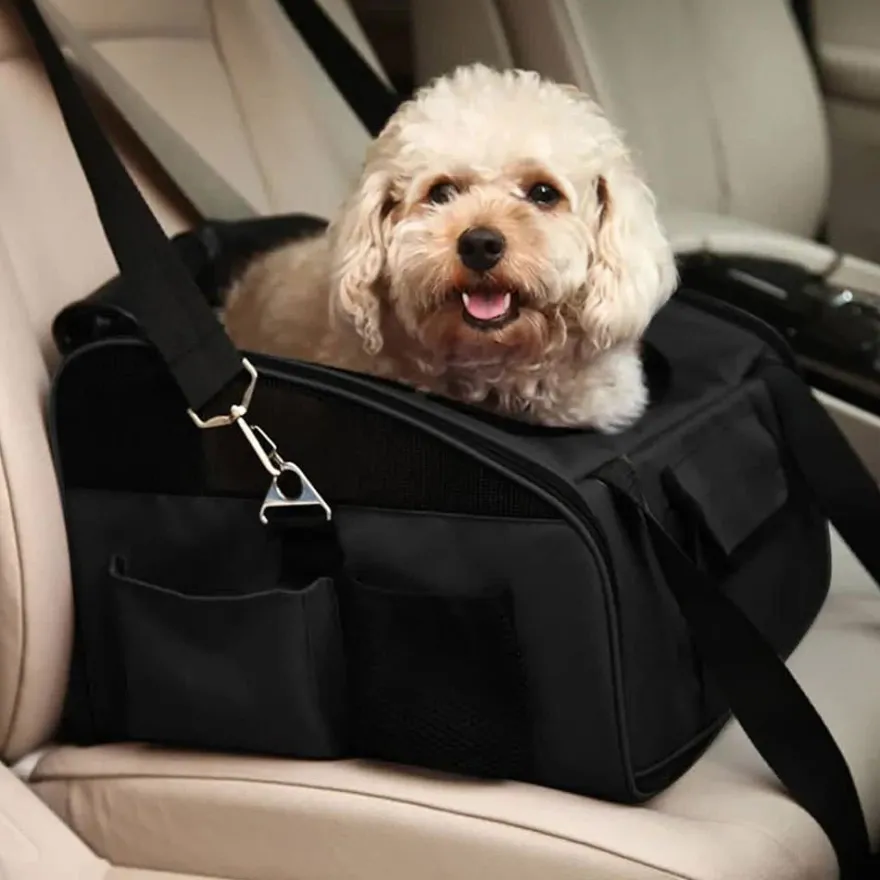 Freedog Transportín Car Bag Negro 1000g