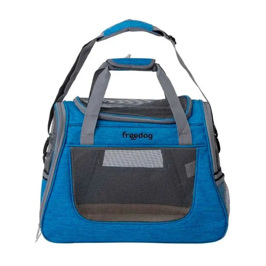 Freedog Transportín Lax Azul Pequeño 1000g