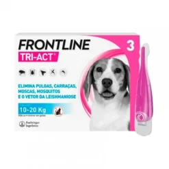 Frontline Tri-Act Solucion Spot-On para Perros caja con 3 pipetas 10 20 kg