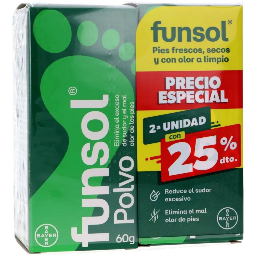 FUNSOL Polvo DUPLO 2x60gr【PACK OFERTA】