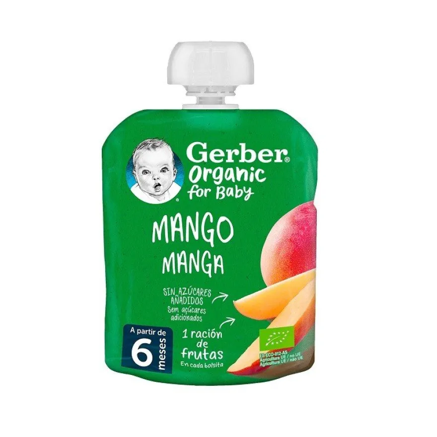 GERBER Organic Pouch Puré Mango 90gr