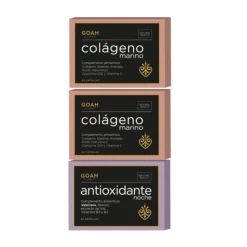 GOAH CLINIC Pack Piel Radiante 2x60 Colágeno + Antioxidante 60 cap de REGALO
