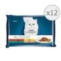 Gourmet Purina Perle Laminas Legumbres Cordero Alimento Húmedo 48 x 85g