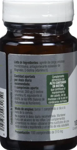 Granero Suplementos Biotin 310 mg 100 Comp