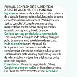 Granero Suplementos Pomalic Plus Ácido Málico 60 VCápsulas