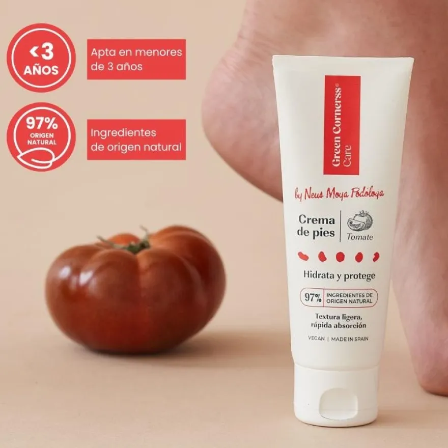 Green Cornerss Care Crema de Pies de Tomate 75 ml