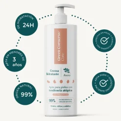 Green Cornerss Care Crema Hidratante de Avena 2x280 ml