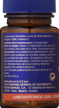 Gsn Ácido Hialurónico 60 Comprimidos