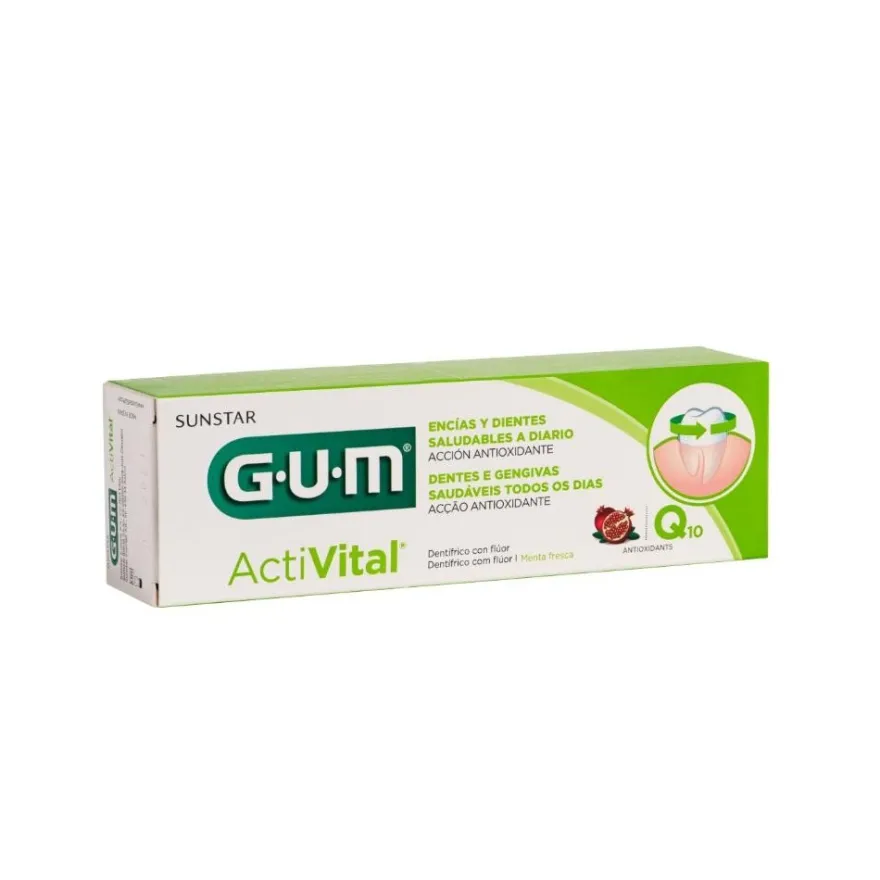 Gum Activital Gel Dentífrico Duplo 2x75 ml