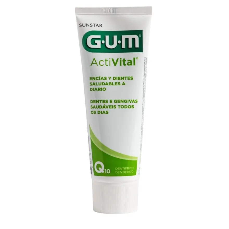 Gum Activital Gel Dentífrico Duplo 2x75 ml