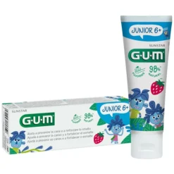 Gum Junior 6+ Gel Dentífrico Fresa 50 ml