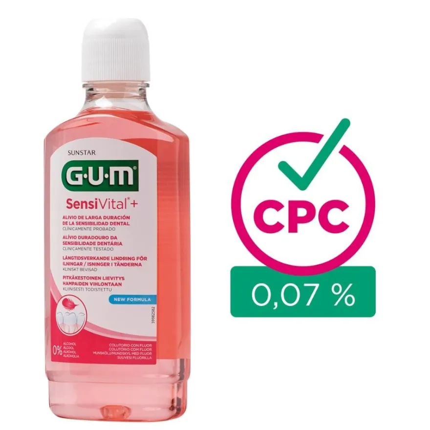 Gum Sensivital+ Colutorio 500 ml